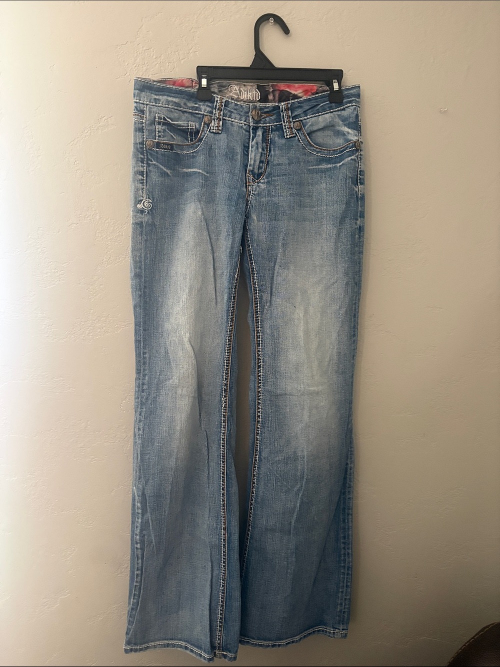 Adiktd Light Blue Wide Leg Jeans